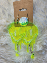 Load image into Gallery viewer, UV Glow Smiley Drip Earrings / Multiple Styles and Colors
