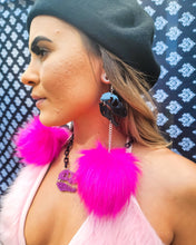 Load image into Gallery viewer, Dino Dreamz Fluff Earrings and Choker Set
