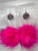 Load image into Gallery viewer, Crazy Daisies REMIX Fluff Earrings - multiple color options
