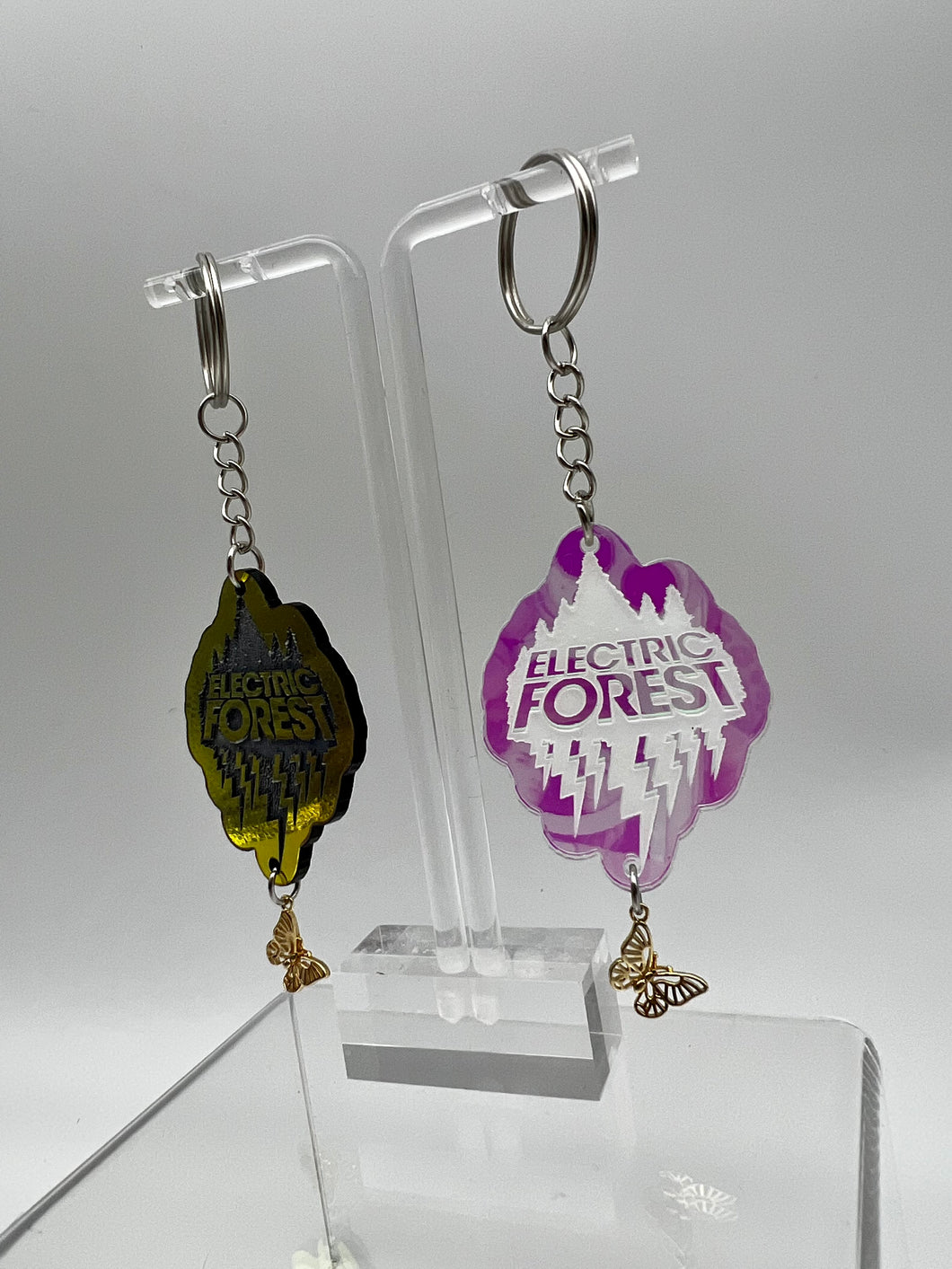 Electric Forest Holographic Keychain / 2 COLORS!